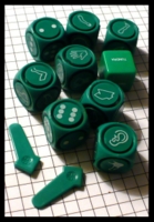 Dice : Dice - 6D - Dirk's Dice Interchangeable Face Green - Original Collection